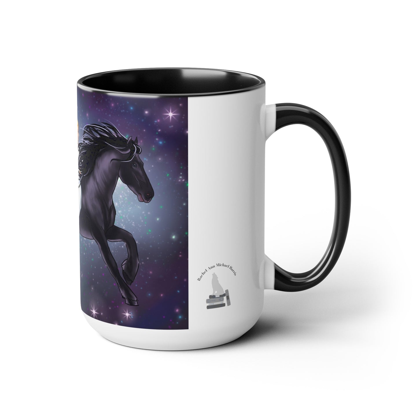 "Night's Journey" Two-Tone Coffee Mug, 15oz