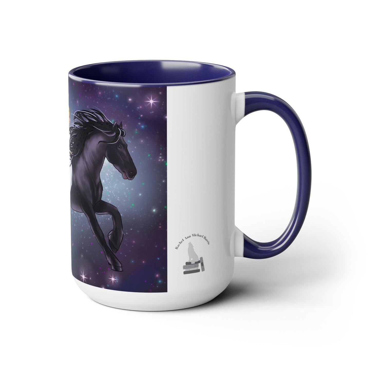 "Night's Journey" Two-Tone Coffee Mug, 15oz