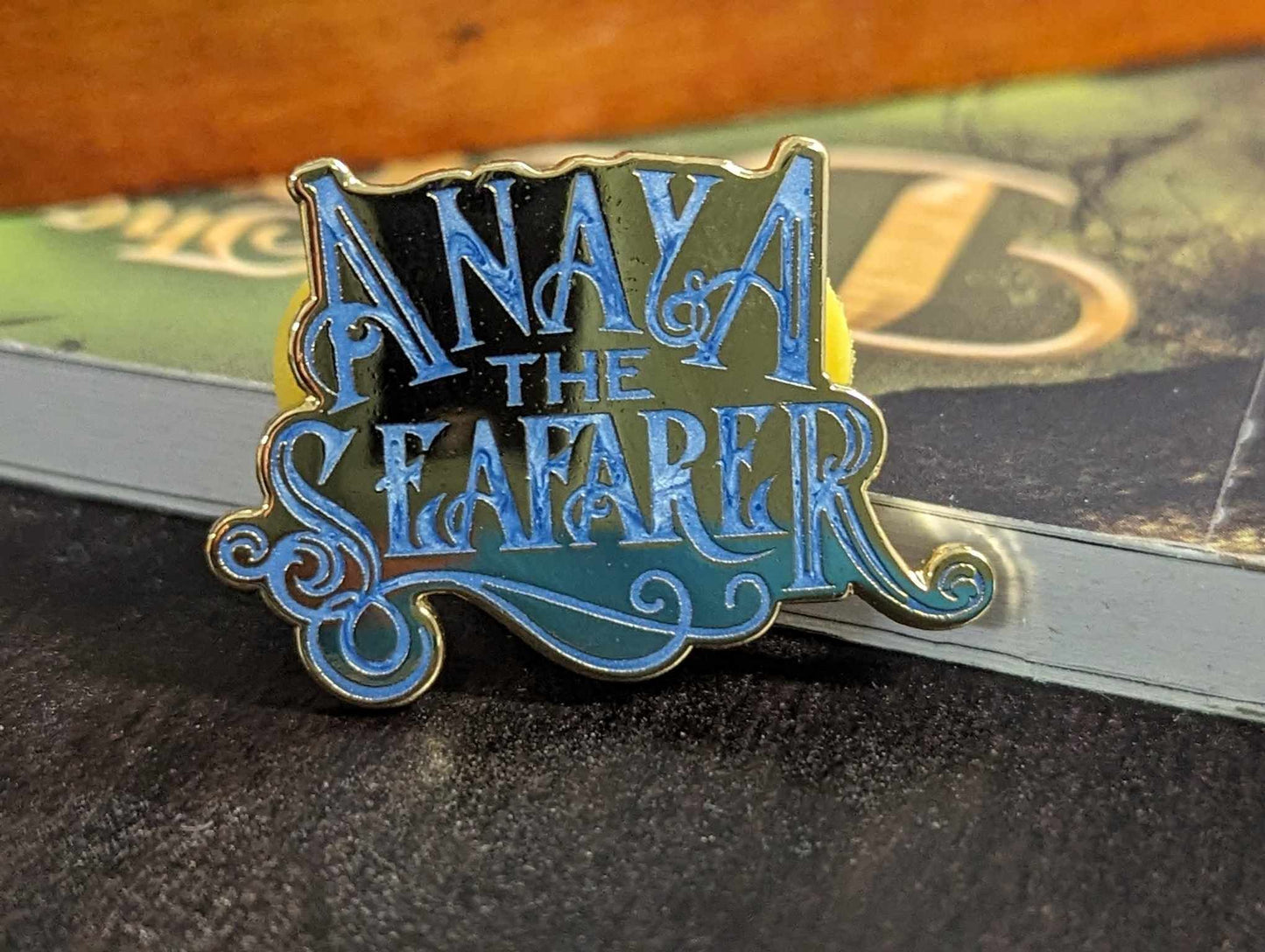 Anaya the Seafarer Logo Enamel Pin