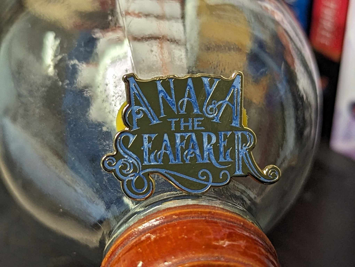 Anaya the Seafarer Logo Enamel Pin